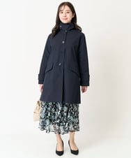 F1HFA07140 MK MICHEL KLEIN(小さいサイズ)(メゾン ドゥ サンク) 【小さいサイズ】花柄シフォンスカート/丈の長さが選べる/洗える/セットアップ対応 アイボリー