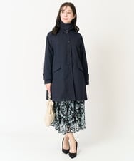 F1HFA07140 MK MICHEL KLEIN(小さいサイズ)(メゾン ドゥ サンク) 【小さいサイズ】花柄シフォンスカート/丈の長さが選べる/洗える/セットアップ対応 アイボリー