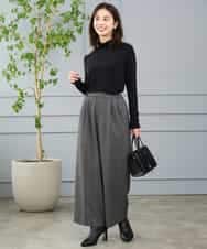 F1KAG35100 MK MICHEL KLEIN(小さいサイズ)(メゾン ドゥ サンク) 【小さいサイズ】[洗える]ハイネックカットソー ホワイト