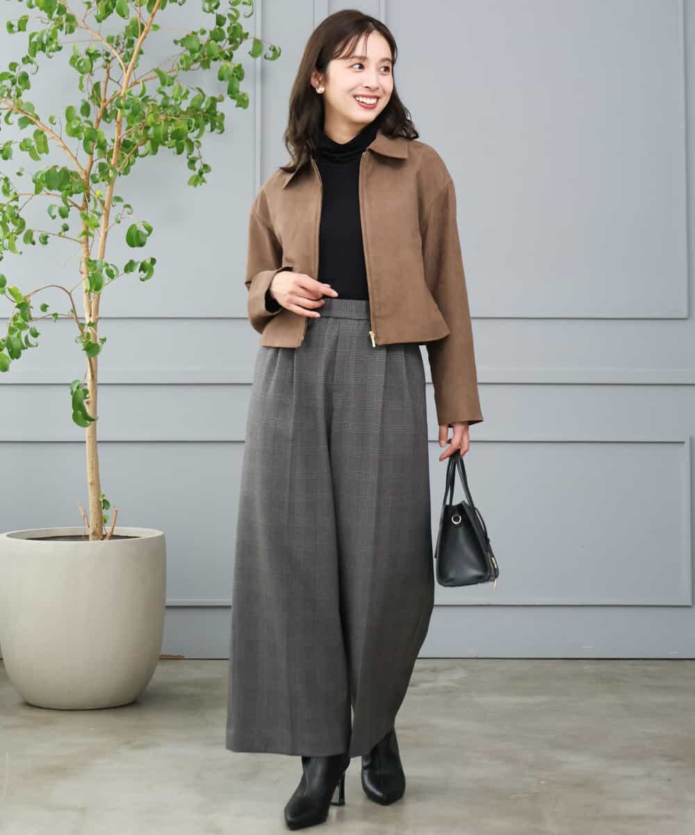F1KAG35100 MK MICHEL KLEIN(小さいサイズ)(メゾン ドゥ サンク) 【小さいサイズ】[洗える]ハイネックカットソー ホワイト
