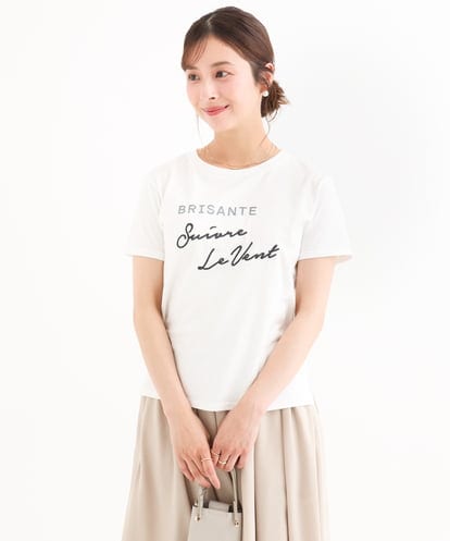 F1KGD61085  【小さいサイズ】[UVカット/接触冷感/洗濯機で洗える]デザインロゴTシャツ