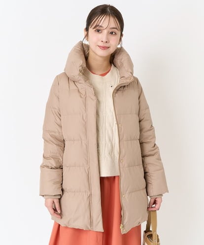 F1VAA52310 MK MICHEL KLEIN(小さいサイズ) 【小さいサイズ】ベーシックタフタミドルダウンコート