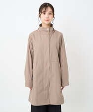 F1VAD42380 MK MICHEL KLEIN(小さいサイズ)(メゾン ドゥ サンク) 【小さいサイズ】ダウンライナー付きマルチwayモッズコート/撥水加工 モカ