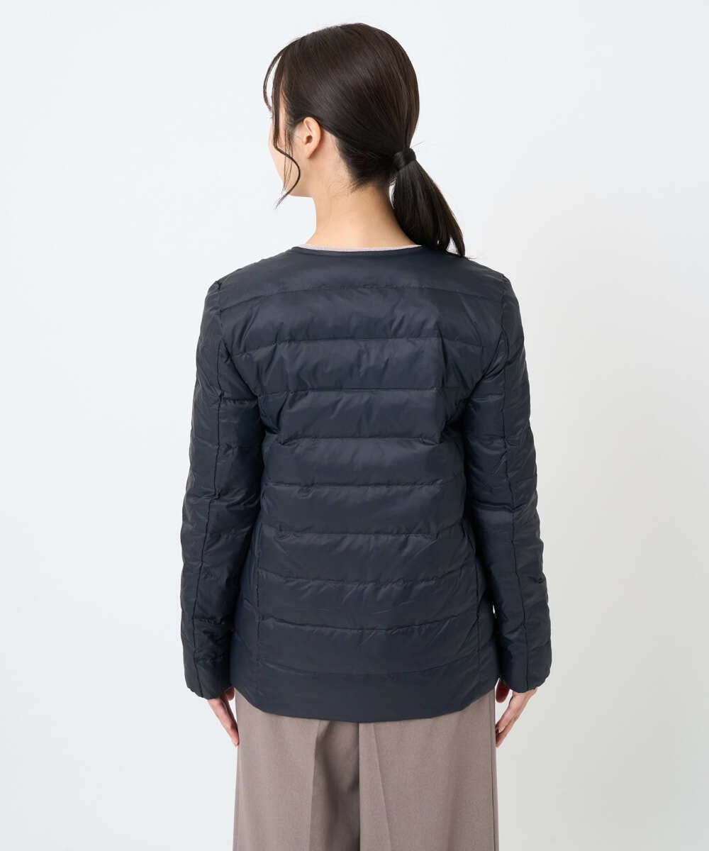 F1VAD42380 MK MICHEL KLEIN(小さいサイズ)(メゾン ドゥ サンク) 【小さいサイズ】ダウンライナー付きマルチwayモッズコート/撥水加工 モカ