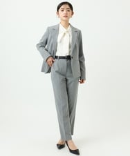 F6BAD11220 MICHEL KLEIN(小さいサイズ)(メゾン ドゥ サンク) [小さいサイズ]ボウタイブラウス ラベンダー