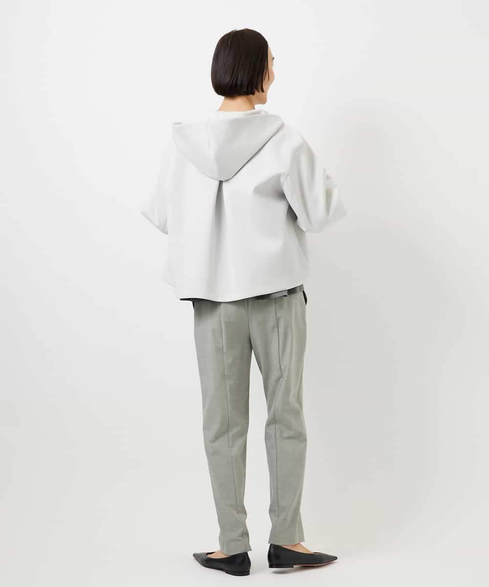 F6CDD01230 MICHEL KLEIN(小さいサイズ)(メゾン ドゥ サンク) [小さいサイズ]ダンボールパーカー ライトグリーン
