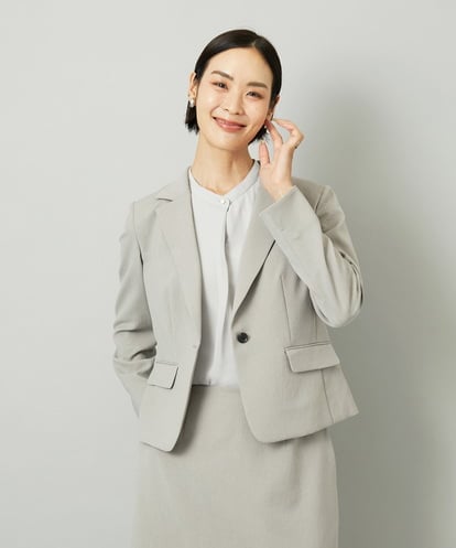 F6DAD36380 MICHEL KLEIN(小さいサイズ) [小さいサイズ][セットアップ対応]テーラードジャケット
