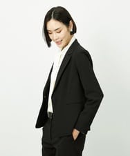 F6DDD01450 MICHEL KLEIN(小さいサイズ)(メゾン ドゥ サンク) [小さいサイズ][セットアップ対応]テーラードジャケット グレー