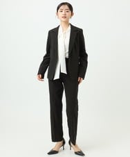 F6DDD01450 MICHEL KLEIN(小さいサイズ)(メゾン ドゥ サンク) [小さいサイズ][セットアップ対応]テーラードジャケット グレー