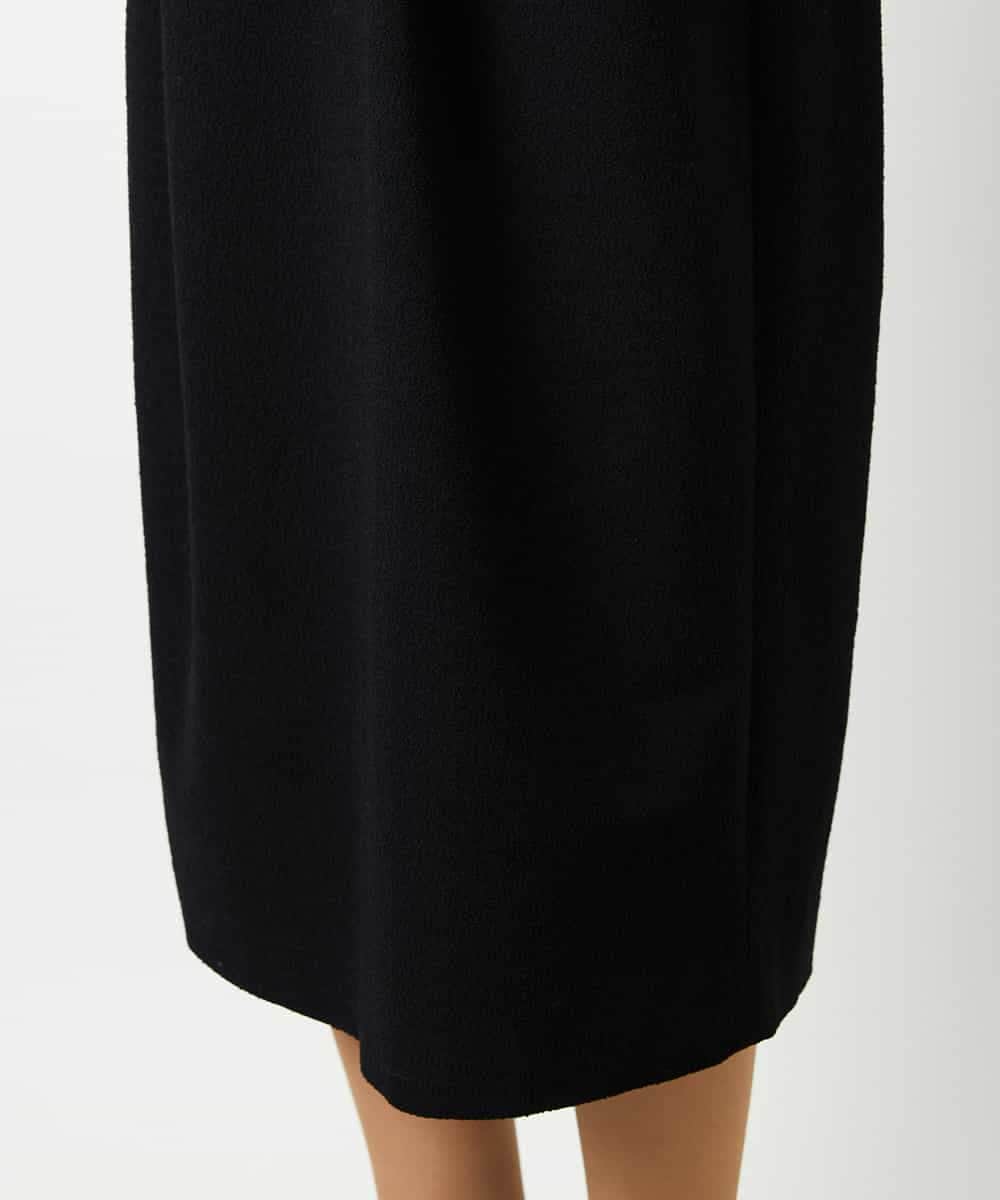 F6EDD03330 MICHEL KLEIN(小さいサイズ)(メゾン ドゥ サンク) [小さいサイズ]［オケージョン/セレモニー］スリーブコンシャスワンピース ネイビー