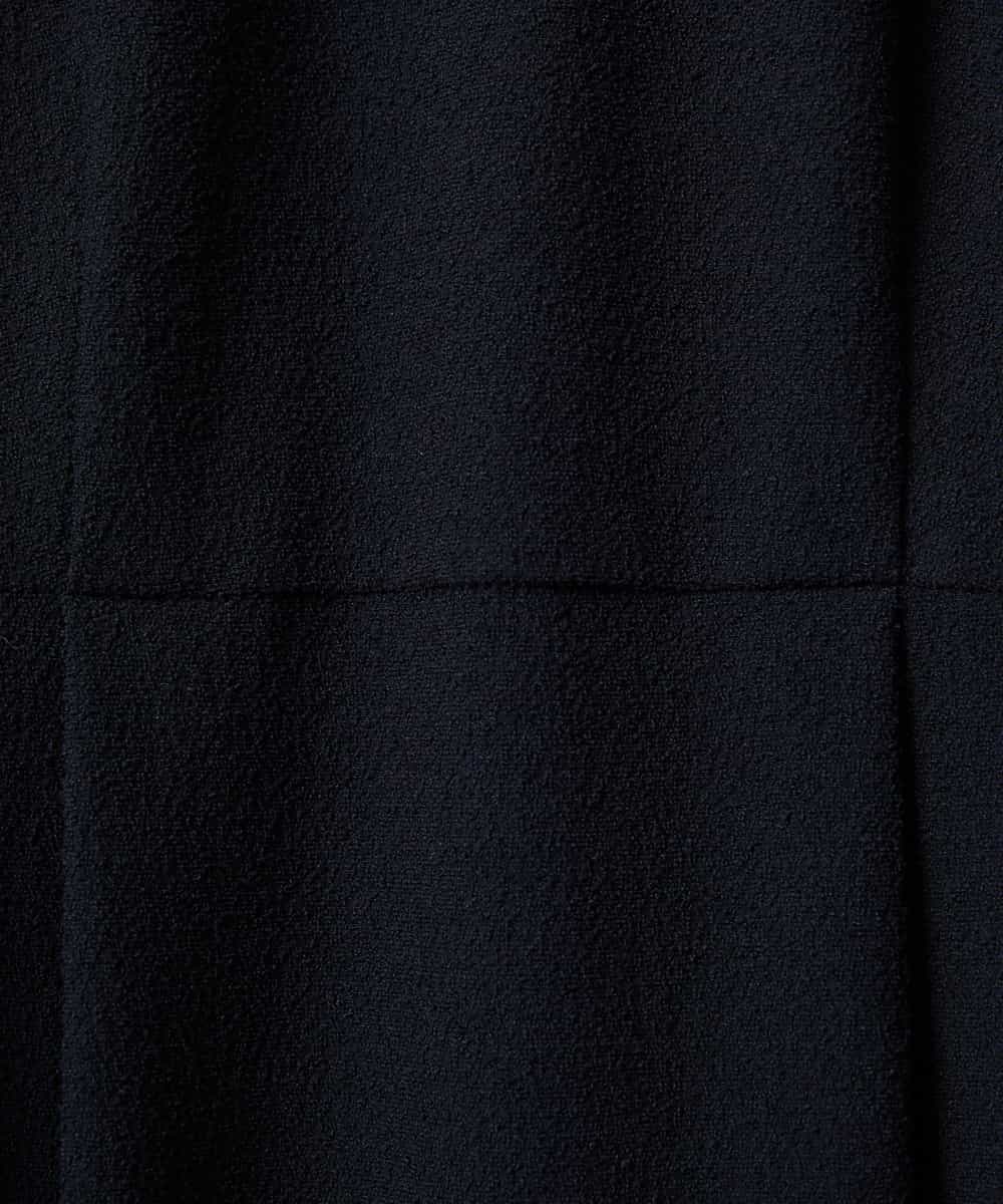 F6EDD03330 MICHEL KLEIN(小さいサイズ)(メゾン ドゥ サンク) [小さいサイズ]［オケージョン/セレモニー］スリーブコンシャスワンピース ネイビー