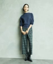 F6FAD15190 MICHEL KLEIN(小さいサイズ)(メゾン ドゥ サンク) [小さいサイズ]ホールガーメント(R)ボトルネックニット ライトブルー