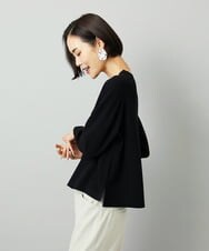 F6FAD23210 MICHEL KLEIN(小さいサイズ)(メゾン ドゥ サンク) [小さいサイズ]Vネックニット ライトブルー