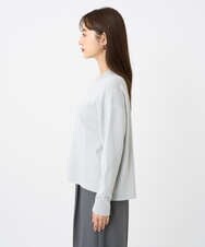 F6FAD23210 MICHEL KLEIN(小さいサイズ)(メゾン ドゥ サンク) [小さいサイズ]Vネックニット ライトブルー