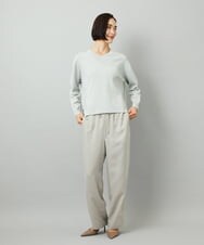F6FAD23210 MICHEL KLEIN(小さいサイズ)(メゾン ドゥ サンク) [小さいサイズ]Vネックニット ライトブルー