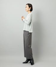 F6FAD23210 MICHEL KLEIN(小さいサイズ)(メゾン ドゥ サンク) [小さいサイズ]Vネックニット ライトブルー