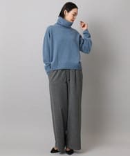 F6FAD28230 MICHEL KLEIN(小さいサイズ)(メゾン ドゥ サンク) [小さいサイズ][定番人気]ハイネックニット ライトグレー