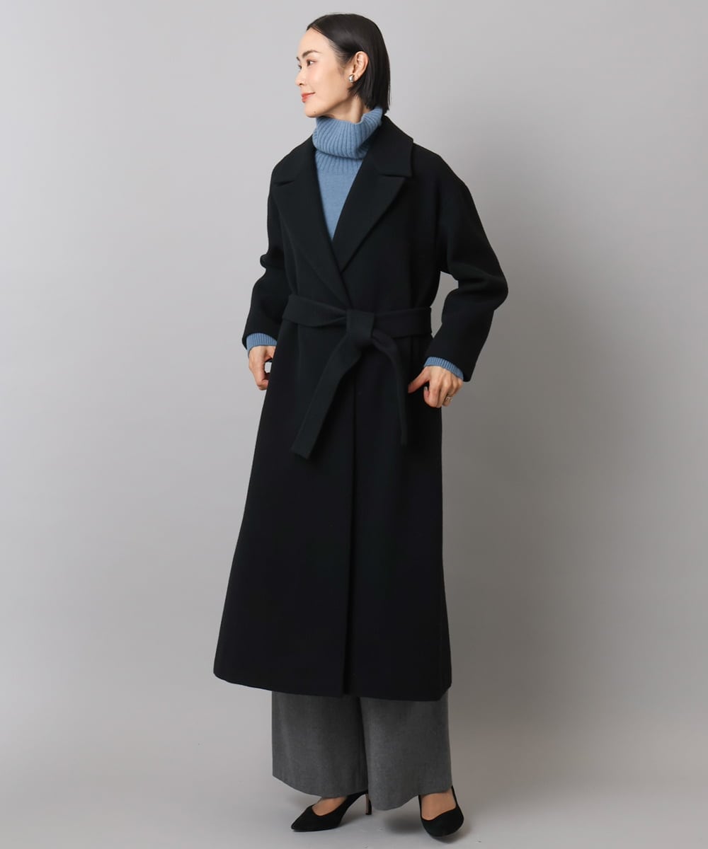 F6FAD28230 MICHEL KLEIN(小さいサイズ)(メゾン ドゥ サンク) [小さいサイズ][定番人気]ハイネックニット ライトグレー