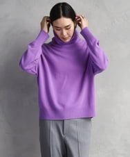 F6FAD28230 MICHEL KLEIN(小さいサイズ)(メゾン ドゥ サンク) [小さいサイズ][定番人気]ハイネックニット ライトグレー