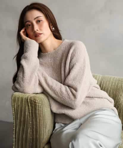 F6FAG51240 MICHEL KLEIN(小さいサイズ) [小さいサイズ]アルパカブークレニット