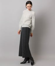F6FBD32230 MICHEL KLEIN(小さいサイズ)(メゾン ドゥ サンク) モヘアローゲージニット イエロー