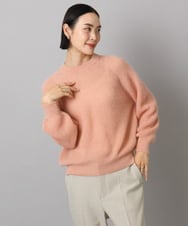 F6FBD32230 MICHEL KLEIN(小さいサイズ)(メゾン ドゥ サンク) モヘアローゲージニット イエロー