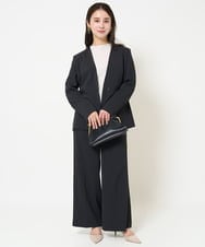 F6FDA15190 MICHEL KLEIN(小さいサイズ)(メゾン ドゥ サンク) [小さいサイズ]ホールガーメント(R)ボトルネックニット ブルー