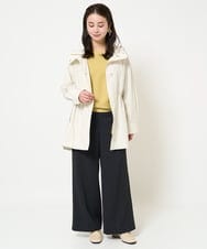 F6FDA17180 MICHEL KLEIN(小さいサイズ)(メゾン ドゥ サンク) [小さいサイズ]ホールガーメント(R)ドルマンスリーブニット(7分袖) ピンク