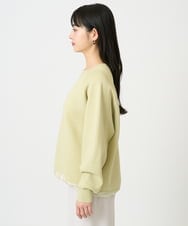 F6FDD02210 MICHEL KLEIN(小さいサイズ)(メゾン ドゥ サンク) [小さいサイズ]ドロストラグランニットプルオーバー ライトイエロー