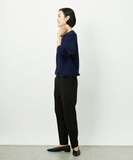F6FDD02210 MICHEL KLEIN(小さいサイズ)(メゾン ドゥ サンク) [小さいサイズ]ドロストラグランニットプルオーバー ライトイエロー