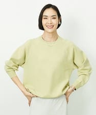 F6FDD02210 MICHEL KLEIN(小さいサイズ)(メゾン ドゥ サンク) [小さいサイズ]ドロストラグランニットプルオーバー ライトイエロー