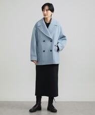 F6HAV37200 MICHEL KLEIN(小さいサイズ)(メゾン ドゥ サンク) [小さいサイズ]スポンディッシュポリニットタイトスカート（セットアップ対応） カーキ(36)