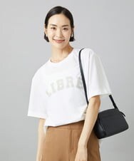 F6KGD02140 MICHEL KLEIN(小さいサイズ)(メゾン ドゥ サンク) [小さいサイズ]ボクシ―ロゴＴシャツ ホワイト