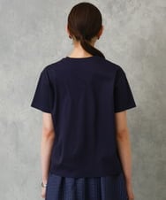 F6KGD19120 MICHEL KLEIN(小さいサイズ)(メゾン ドゥ サンク) [小さいサイズ]ミニマルロゴTシャツ ネイビー