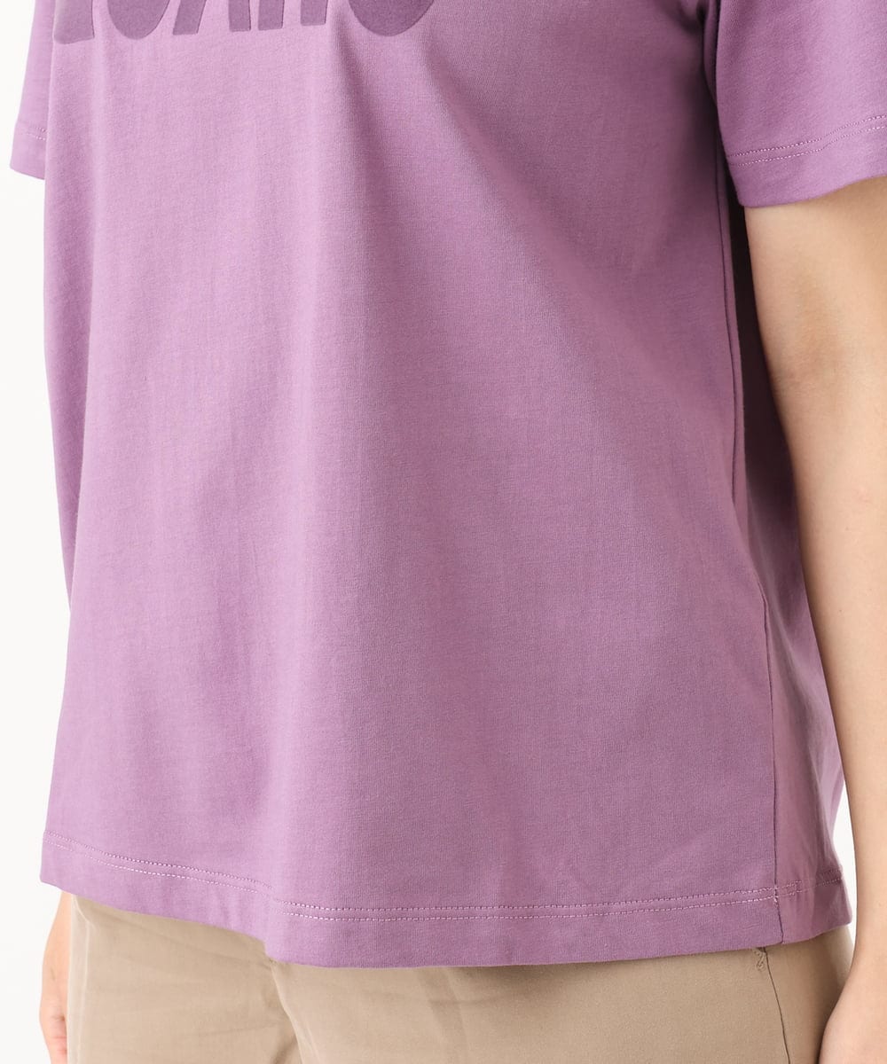 F6KJD20120 MICHEL KLEIN(小さいサイズ)(メゾン ドゥ サンク) 【小さいサイズ】フロッキーロゴTシャツ パープル