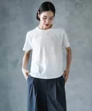 F6KJD20120 MICHEL KLEIN(小さいサイズ)(メゾン ドゥ サンク) 【小さいサイズ】フロッキーロゴTシャツ パープル