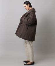 F6LAD31200 MICHEL KLEIN(小さいサイズ)(メゾン ドゥ サンク) [小さいサイズ]［定番素材］裏起毛ストレッチテーパードパンツ(機能素材) ベージュ