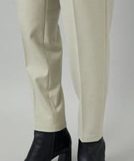 F6LAD31200 MICHEL KLEIN(小さいサイズ)(メゾン ドゥ サンク) [小さいサイズ]［定番素材］裏起毛ストレッチテーパードパンツ(機能素材) ベージュ