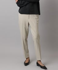 F6LAD31200 MICHEL KLEIN(小さいサイズ)(メゾン ドゥ サンク) [小さいサイズ]［定番素材］裏起毛ストレッチテーパードパンツ(機能素材) ベージュ