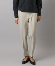F6LAD31200 MICHEL KLEIN(小さいサイズ)(メゾン ドゥ サンク) [小さいサイズ]［定番素材］裏起毛ストレッチテーパードパンツ(機能素材) ベージュ