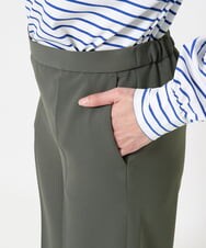 F6LDA08210 MICHEL KLEIN(小さいサイズ)(メゾン ドゥ サンク) [小さいサイズ]ワイドパンツ(セットアップ対応/洗える) ネイビー