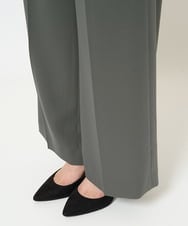 F6LDA08210 MICHEL KLEIN(小さいサイズ)(メゾン ドゥ サンク) [小さいサイズ]ワイドパンツ(セットアップ対応/洗える) ネイビー