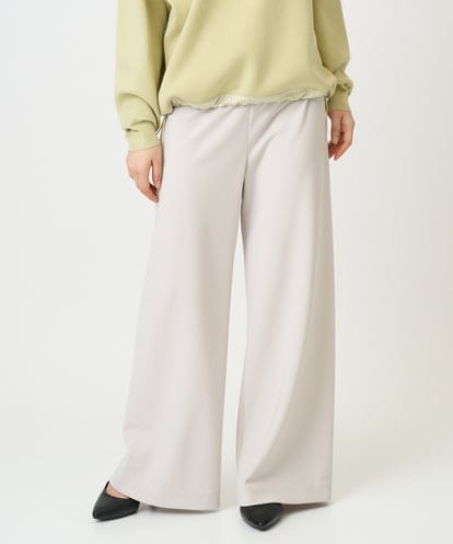 F6LDD02220  [小さいサイズ][コージーボトム]シームレスワイドパンツ