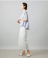 F6LHD17200 MICHEL KLEIN(小さいサイズ)(メゾン ドゥ サンク) [小さいサイズ][定番人気]ドライストレッチワイドパンツ ベージュ