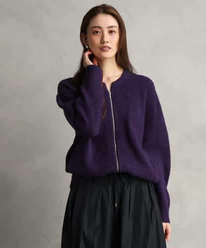 F6SAG42230 MICHEL KLEIN(小さいサイズ) 【小さいサイズ】ジップアップニットブルゾン