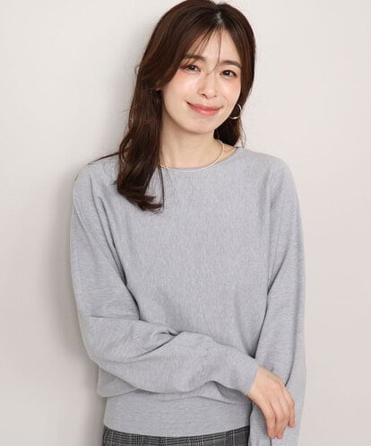 FIFAG13090 OFUON le MK 前後2WAYドルマンニット/吸湿発熱/洗える/WEB限定サイズあり
