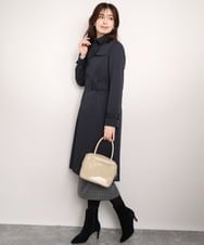 FIVFD01160 OFUON le MK(オフオン　ル　エムケー) ベーシックツイルトレンチコート/洗える/WEB限定 ベージュ