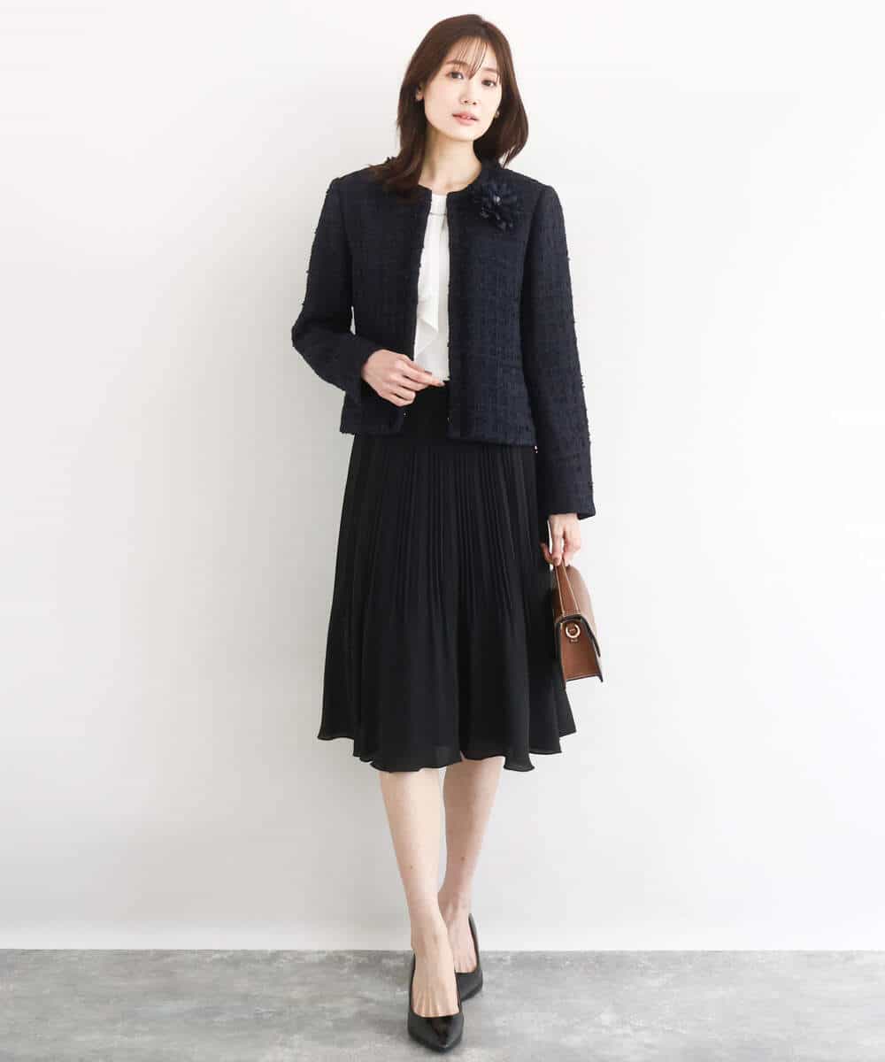 FKBFD66140 MK MICHEL KLEIN(MK ミッシェルクラン) [洗える]マルチwayボウタイブラウス ライトブルー