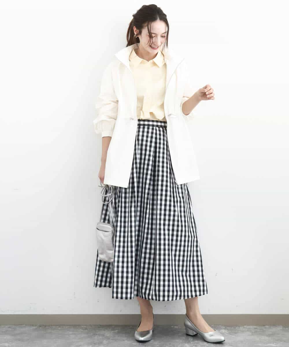 FKBGD27140 MK MICHEL KLEIN(MK ミッシェルクラン) [接触冷感/防シワ/洗える]コットン混ベーシックシャツ（無地） ピンク