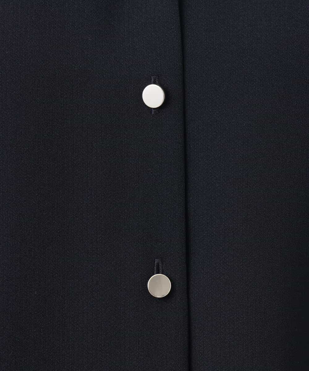 FKBGD46140 MK MICHEL KLEIN(MK ミッシェルクラン) [洗える]Vネックサテンブラウス ミントブルー